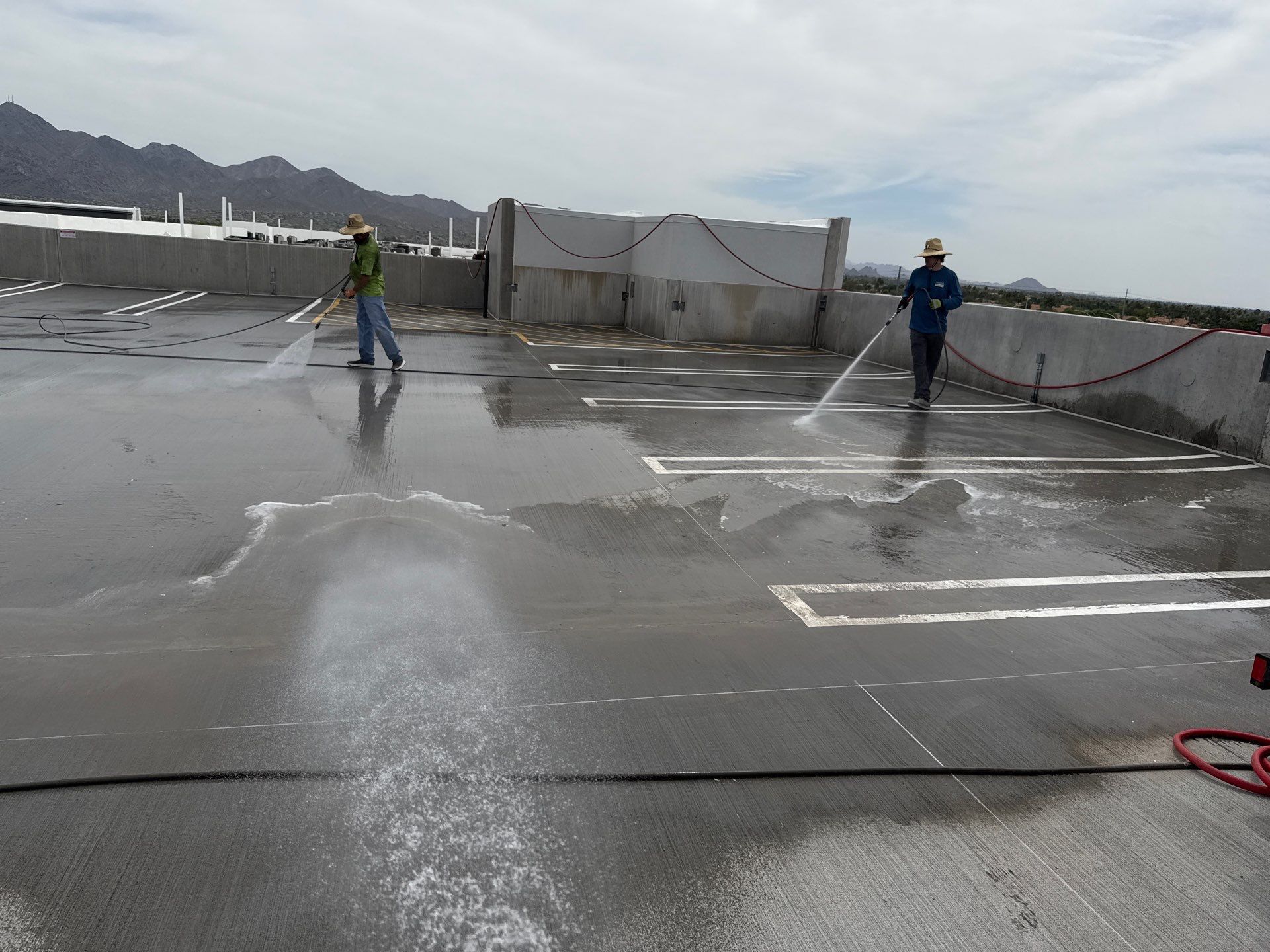 Parking Structure Cleaning